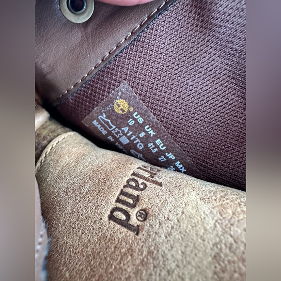 Timberland Pendleton Saddle Brown High Heeled Leather Ankle Boots | Size 10 - Picture 8 of 8